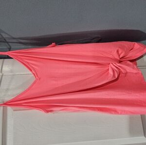 Pink spaghetti strap